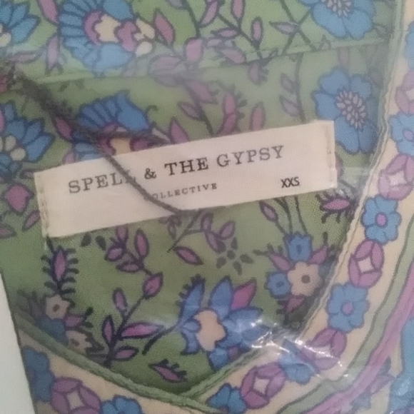 Jasmine Jade Flutter Sleeve Dress Spell Designs XXS - Picture 13 of 15